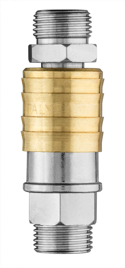NEO TOOLS Pneumatikus gyorscsatlakozó + ellendarab, 3/8" külsőmenet 12-646