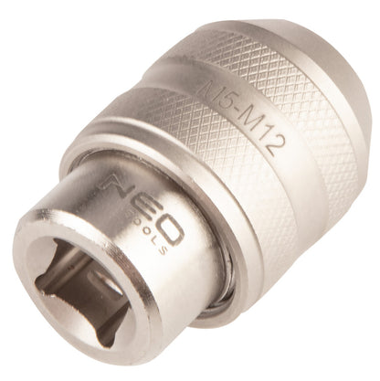 NEO TOOLS Befogóadapter menetfúrókhoz, 3/8", M5-M12 12-906