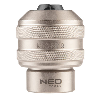 NEO TOOLS Befogóadapter menetfúrókhoz, 1/2", M3-M19 12-907