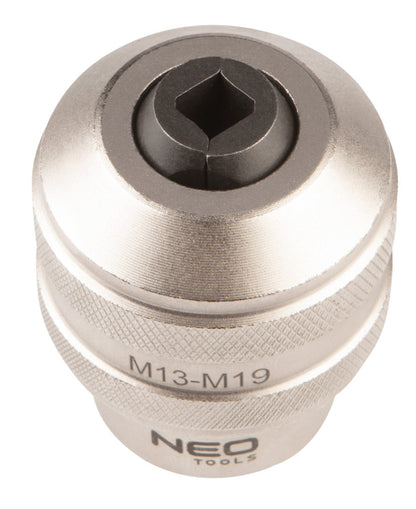 NEO TOOLS Befogóadapter menetfúrókhoz, 1/2", M3-M19 12-907