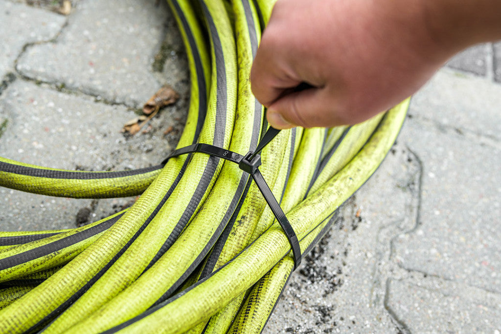 NEO TOOLS Kábelkötegelő, gyorskötöző, EXTREME, UV álló, fekete, 9,0x400mm, 50db/cs 01-642