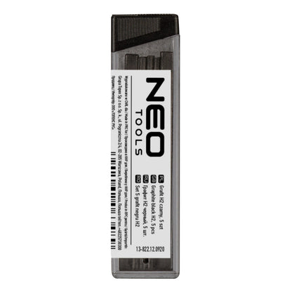 NEO TOOLS Ácsceruza betét fekete H2, 5db, 13-810-hez, 13-815-höz 13-822
