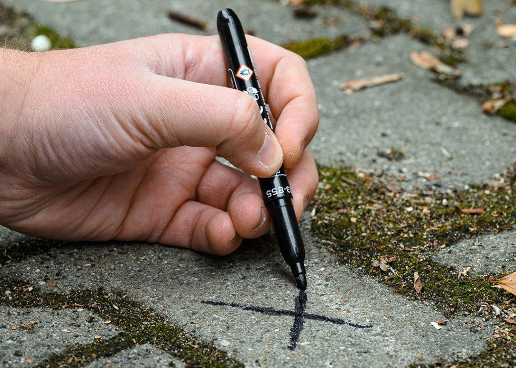 NEO TOOLS Jelölőfilc, vízálló olajalapú festékkel, fekete, normál hegyű, Rendelési egység: 30db 13-855