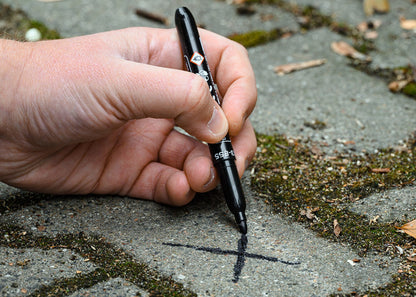 NEO TOOLS Jelölőfilc, vízálló olajalapú festékkel, fekete, normál hegyű, Rendelési egység: 30db 13-855