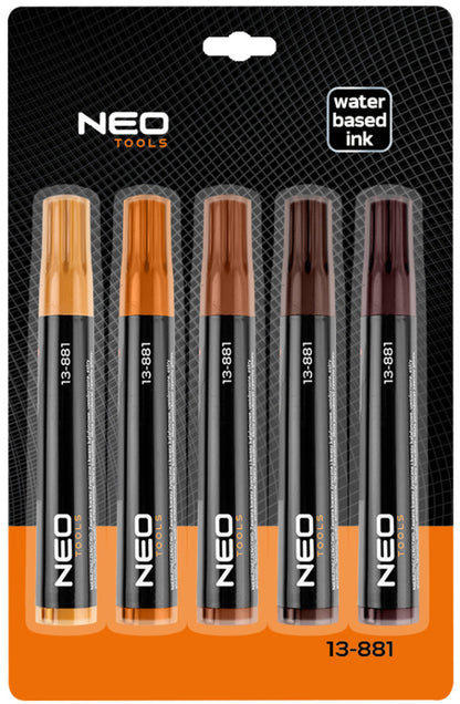 NEO TOOLS Bútorjavító filc készlet, 5 db-os 13-881