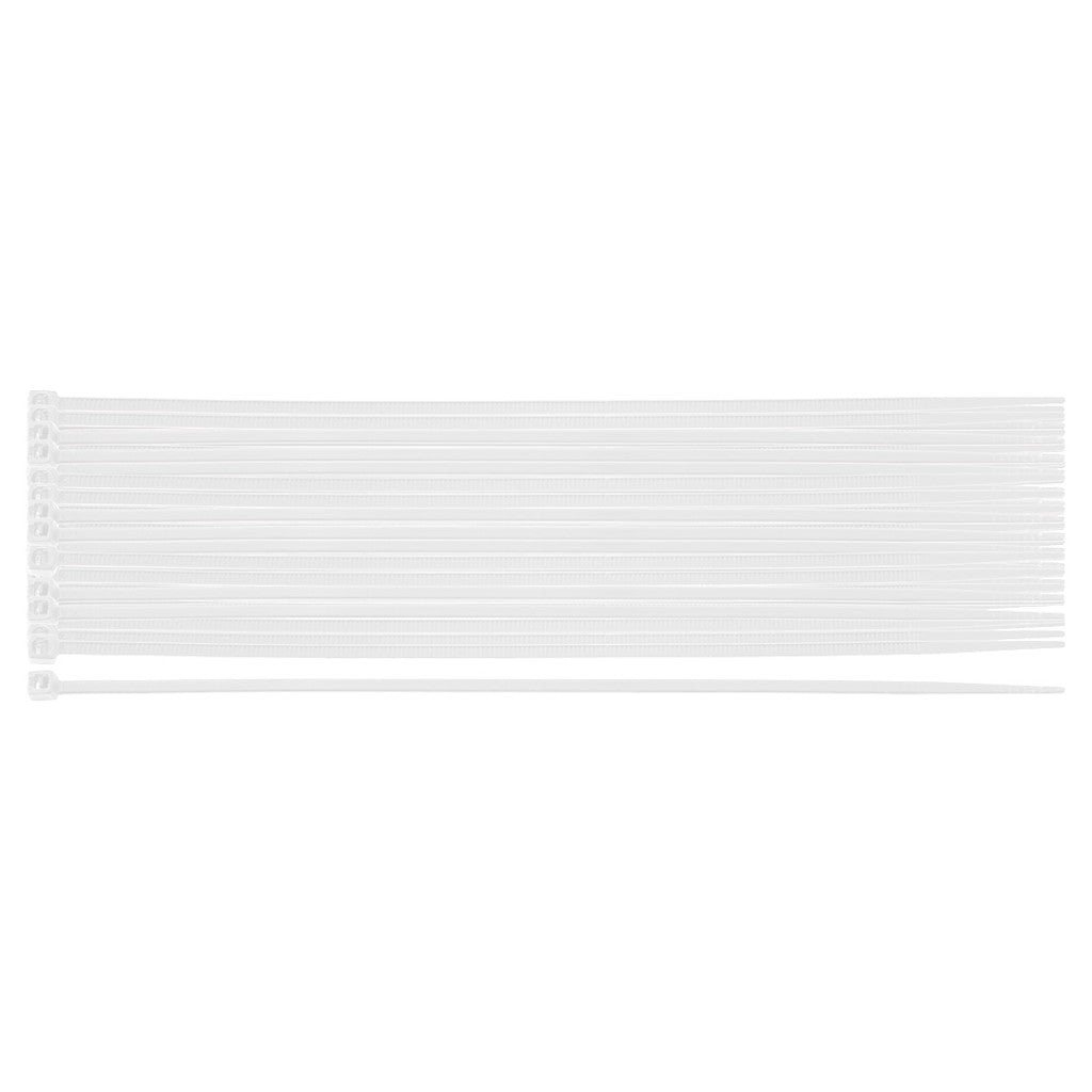NEO TOOLS Kábelkötegelő, gyorskötöző, EXTREME, UV álló, fehér, 2,5x200mm, 100db/cs 01-650
