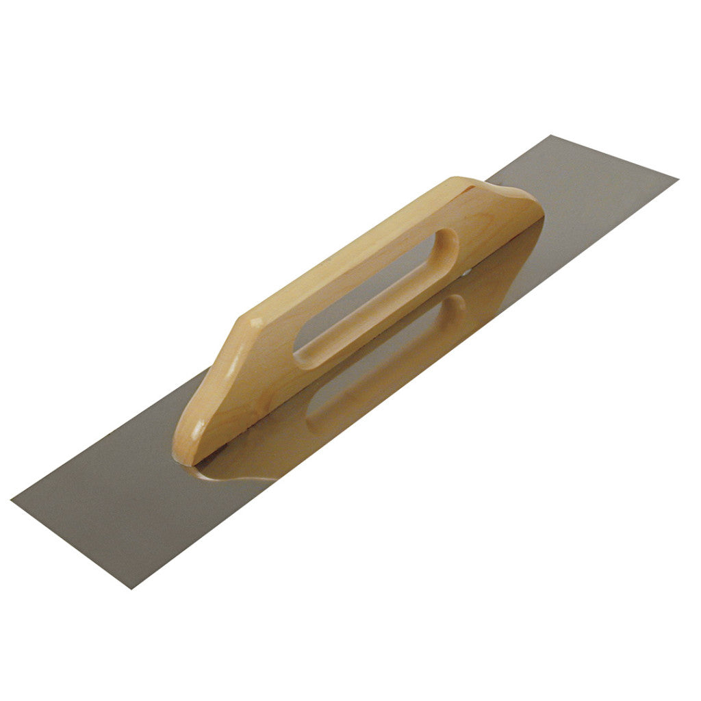 TOPEX Acél simító, rozsdamentes 580x130mm, fa markolat 13A249