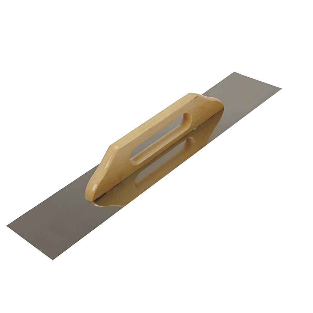 TOPEX Acél simító, rozsdamentes 680x130mm, fa markolat 13A250