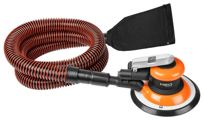 NEO TOOLS Pneumatikus excentercsiszoló 150mm, vákumos porelszívással 2 év garanciával 14-013