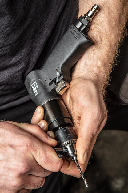 NEO TOOLS Pneumatikus fúrógép, 10mm, 1800rpm, irányváltó 2 év garanciával 14-514