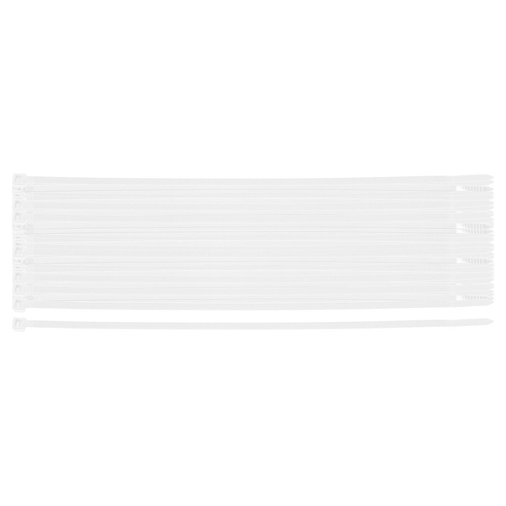 NEO TOOLS Kábelkötegelő, gyorskötöző, EXTREME, UV álló, fehér, 4,8x300mm, 100db/cs 01-661