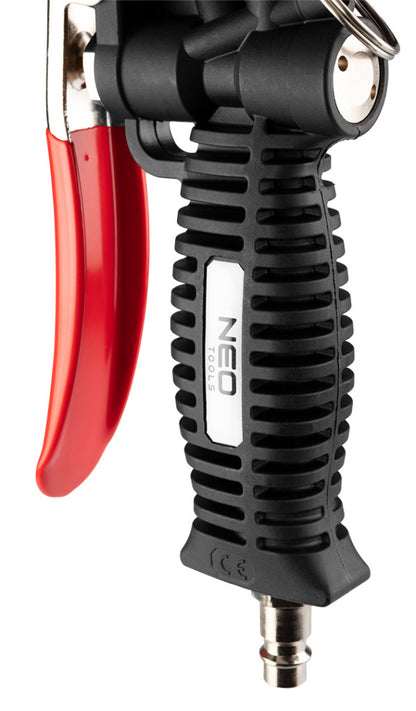 NEO TOOLS Pneumatikus kerékfúvó pisztoly, Profi, nyomásmérővel 80mm 14-718