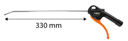 NEO TOOLS Pneumatikus lefúvópisztoly, 300mm 14-727