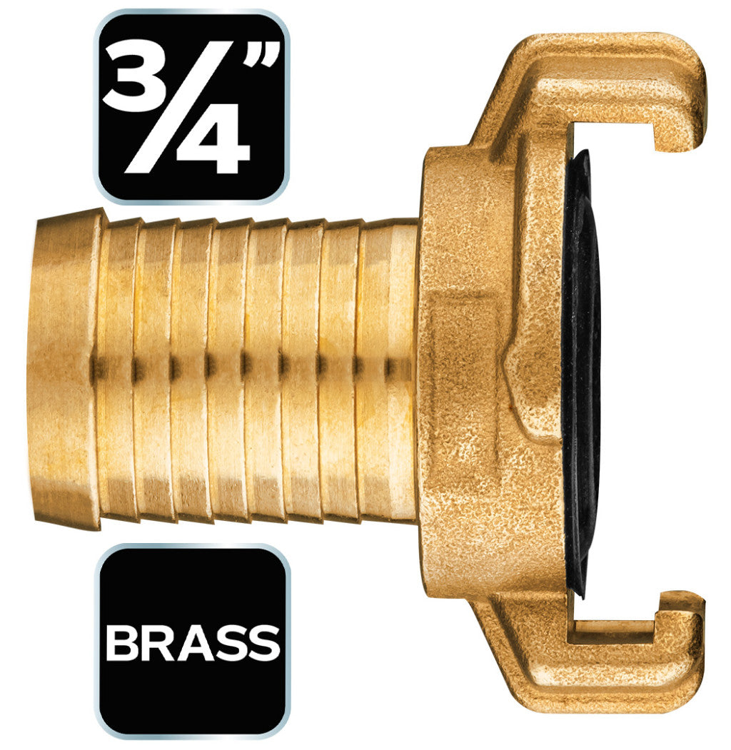 NEO TOOLS Réz tömlőcsatlakozó, körmös, bajonett záras, 3/4" 15-622