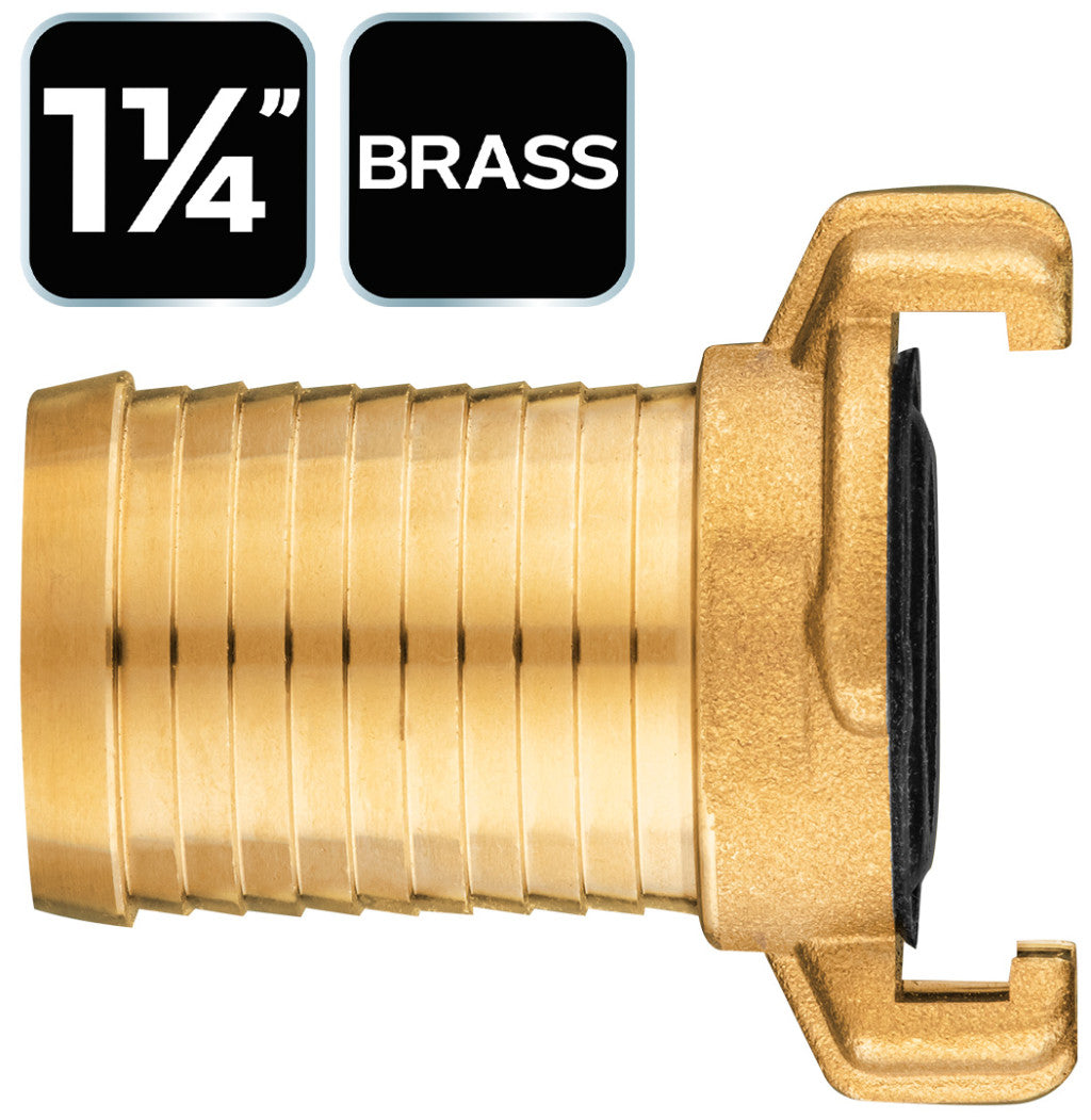 NEO TOOLS Réz tömlőcsatlakozó, körmös, bajonett záras, 1 1/4" 15-624