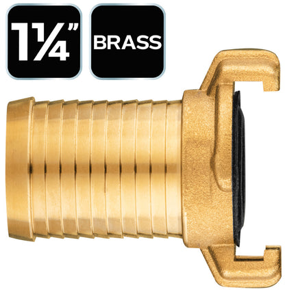 NEO TOOLS Réz tömlőcsatlakozó, körmös, bajonett záras, 1 1/4" 15-624
