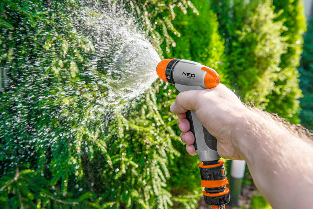 NEO TOOLS Öntözőpisztoly, CLICK funkciós 15-705