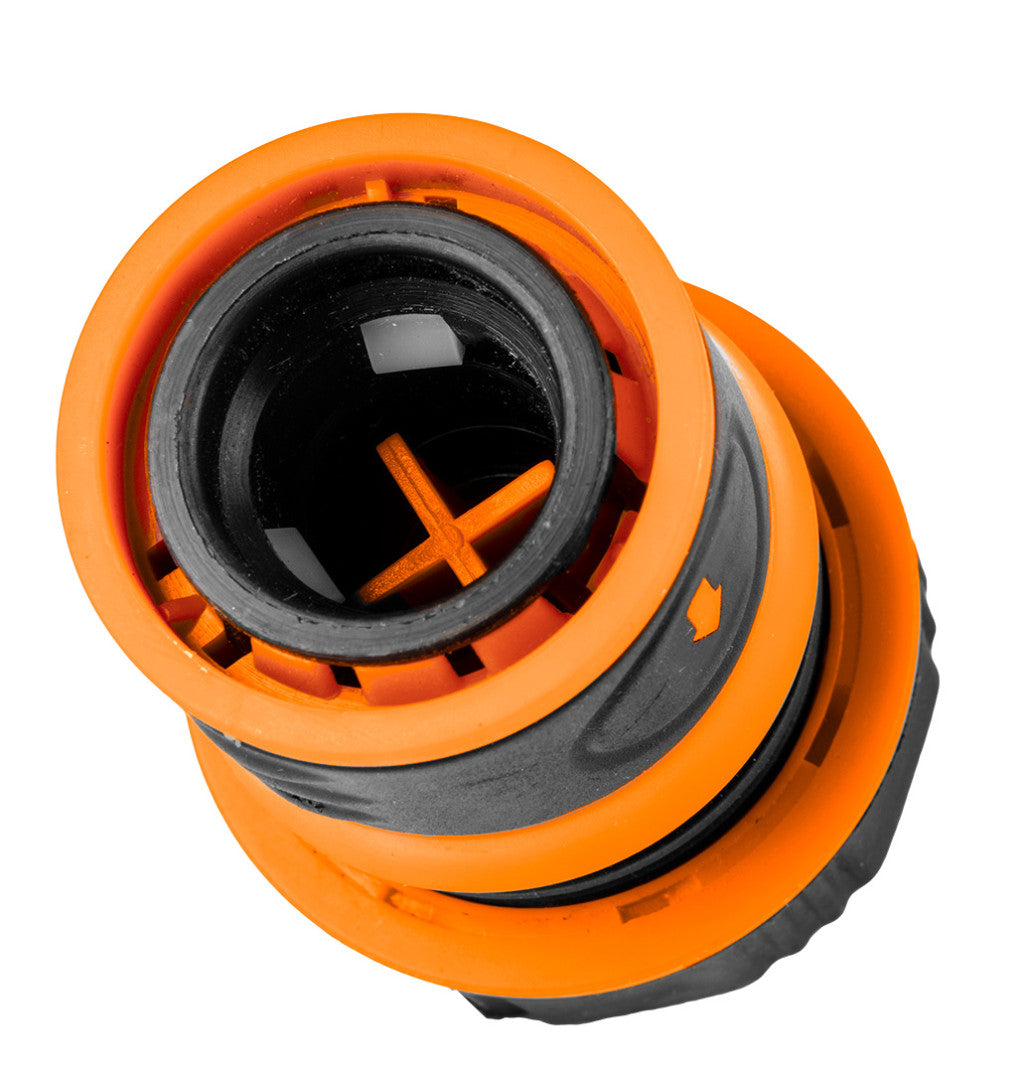 NEO TOOLS Tömlő gyorscsatlakozó 3/4", vízstoppos, kétkomponensű 15-723