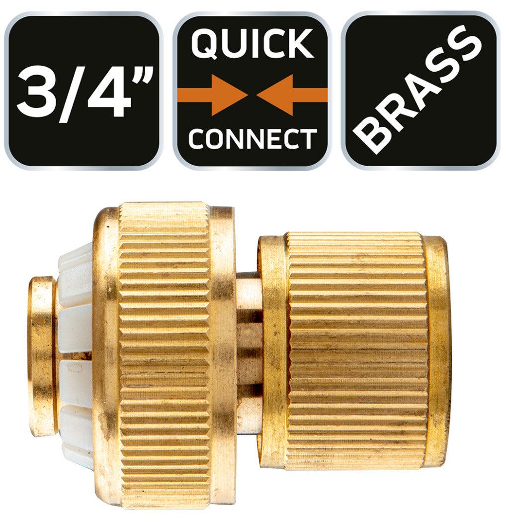 NEO TOOLS Tömlő gyorscsatlakozó 3/4", réz 15-732