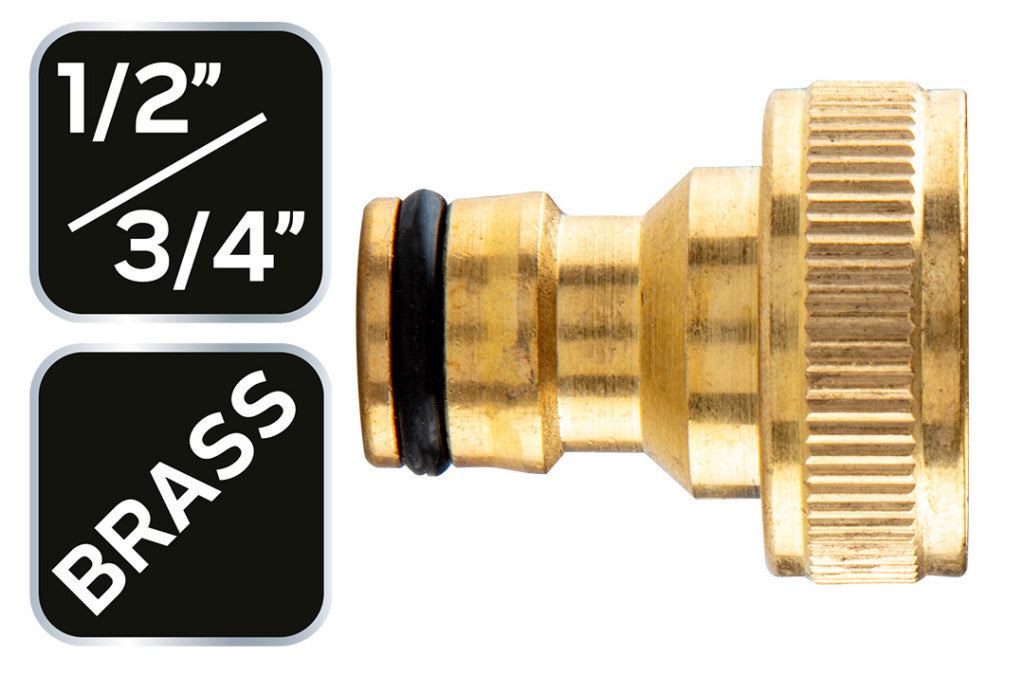 NEO TOOLS Csapcsatlakozó 1/2"- 3/4", réz 15-746
