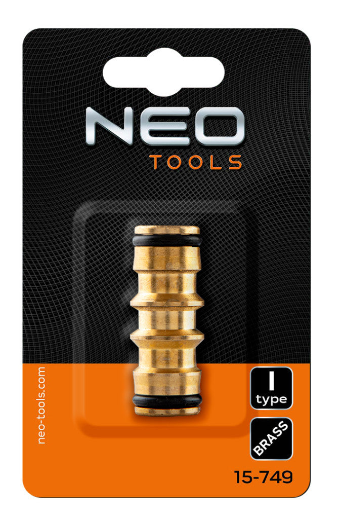 NEO TOOLS Hosszabbító csatlakozó, réz 15-749