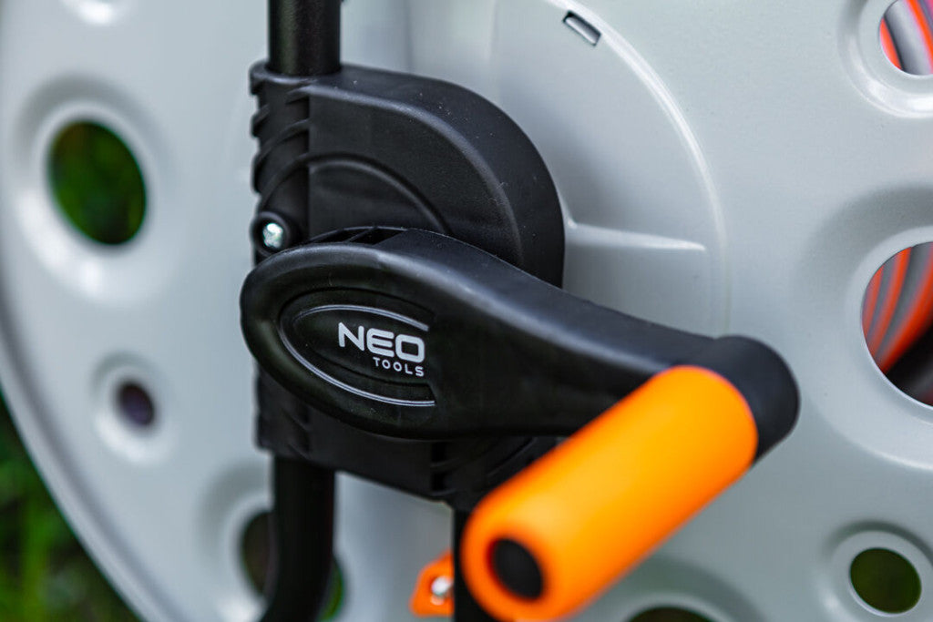 NEO TOOLS Tömlődob, fém, tömlőméret: 1/2" max100m, 3/4" max30 m 15-790