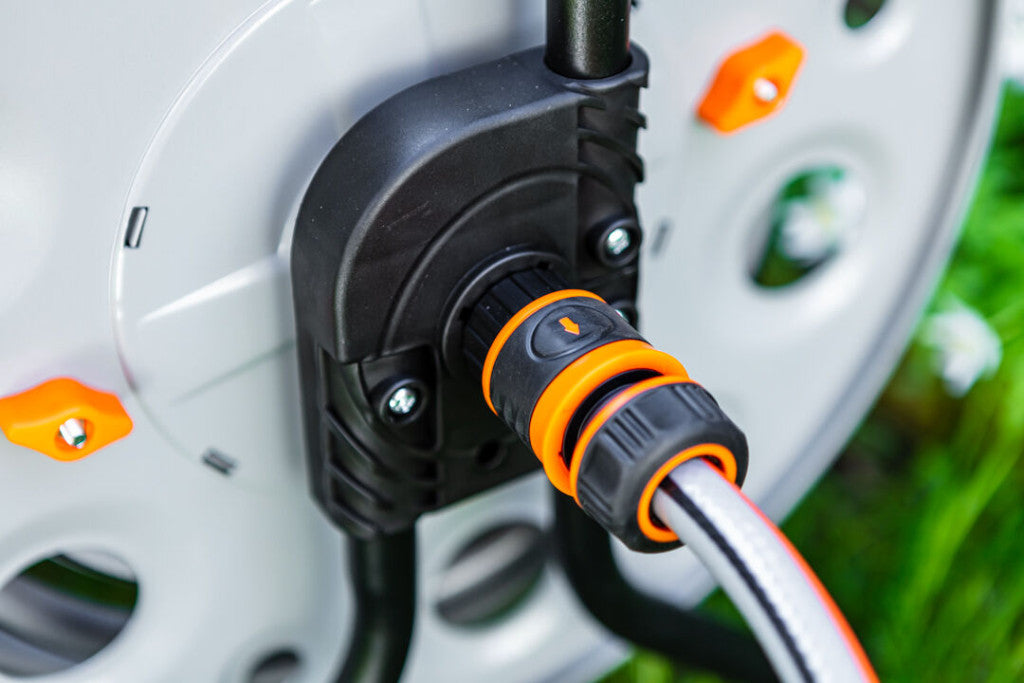 NEO TOOLS Tömlődob, fém, tömlőméret: 1/2" max100m, 3/4" max30 m 15-790