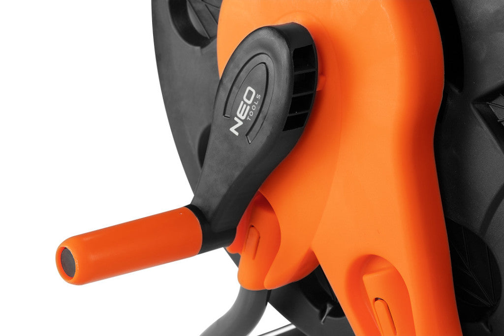 NEO TOOLS Tömlődob, műanyag, tömlőméret: 1/2" max60m, 3/4" max20 m 15-791