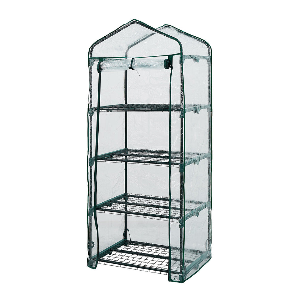 NEO TOOLS Növényház 69 x 49 x 160cm, PVC fólia, fémszerkezet 15-901