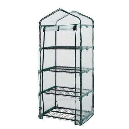 NEO TOOLS Növényház 69 x 49 x 160cm, PVC fólia, fémszerkezet 15-901