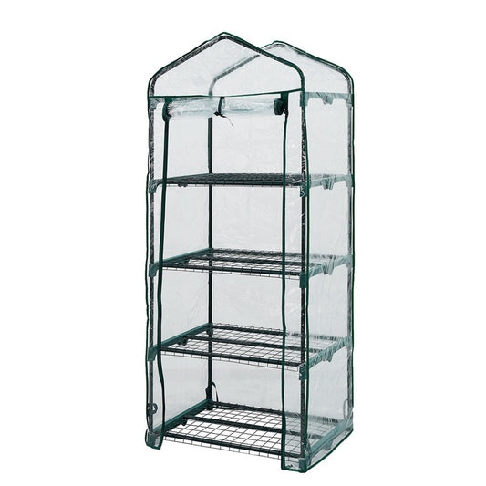 NEO TOOLS Növényház 69 x 49 x 160cm, PVC fólia, fémszerkezet 15-901