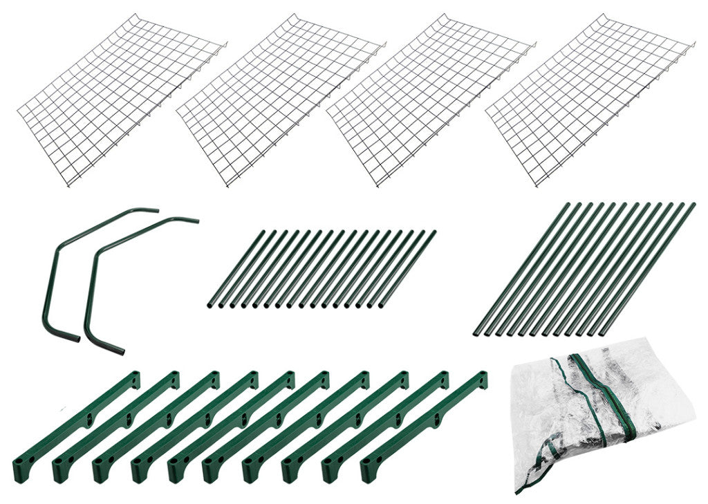 NEO TOOLS Növényház 69 x 49 x 160cm, PVC fólia, fémszerkezet 15-901