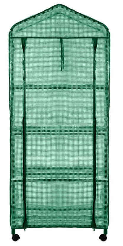 NEO TOOLS Növényház, 69x69x160cm, PE fólia, fémszerkezet 15-903