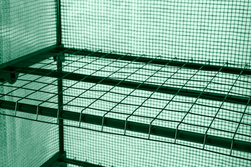 NEO TOOLS Növényház, 69x69x160cm, PE fólia, fémszerkezet 15-903