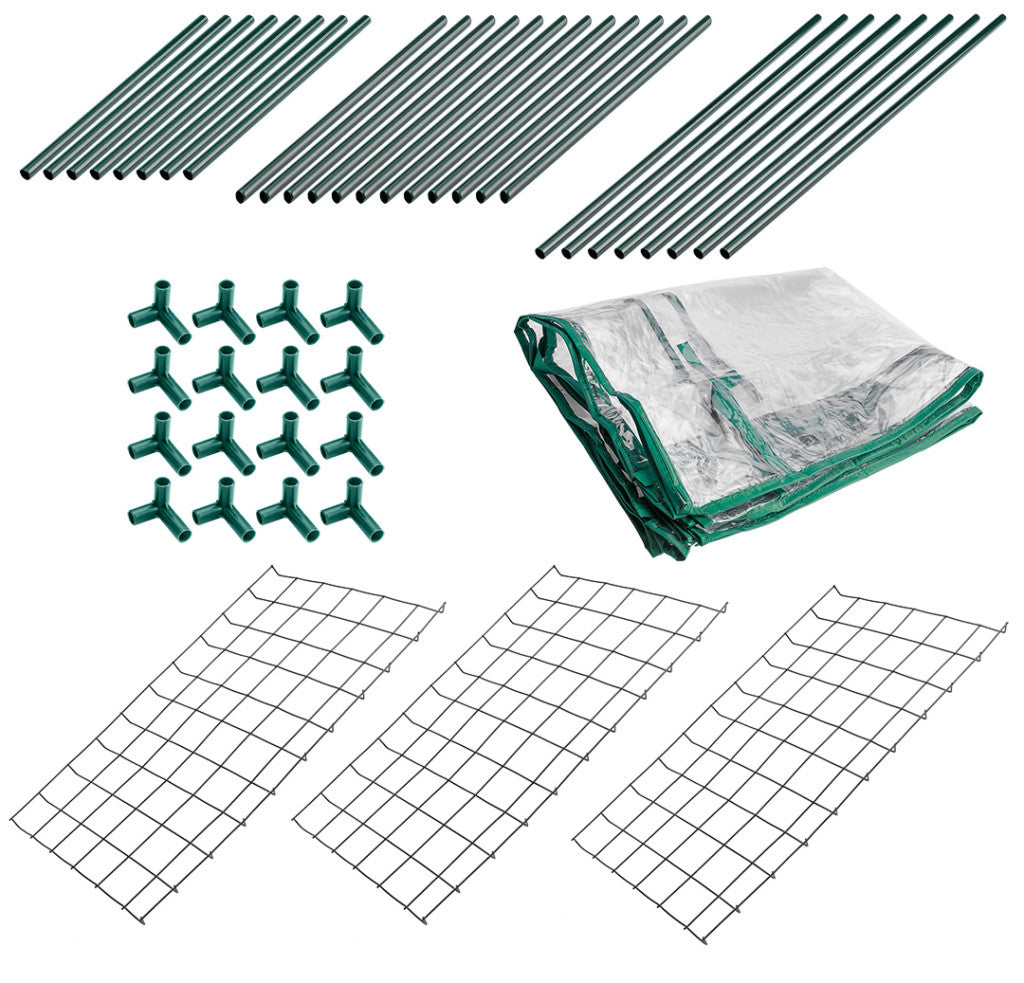 NEO TOOLS Növényház 46 x 24 x 80cm, PVC fólia, fémszerkezet 15-910