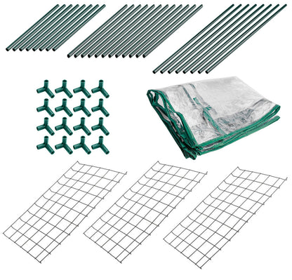 NEO TOOLS Növényház 46 x 24 x 80cm, PVC fólia, fémszerkezet 15-910