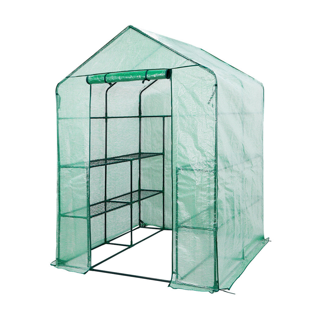 NEO TOOLS Növényház 143 x 143 x 195cm, PE fólia, fémszerkezet 15-911