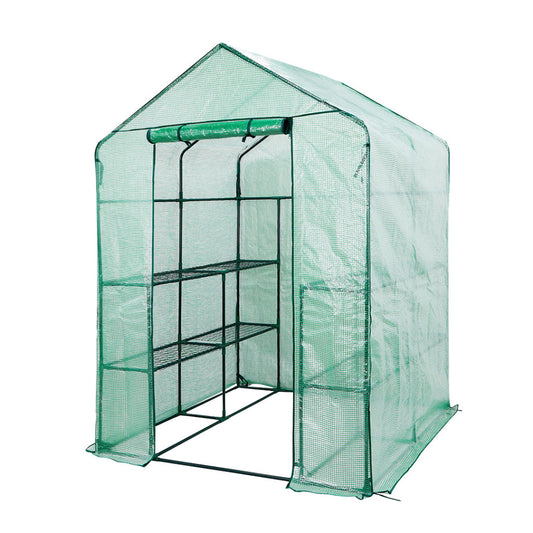 NEO TOOLS Növényház 143 x 143 x 195cm, PE fólia, fémszerkezet 15-911