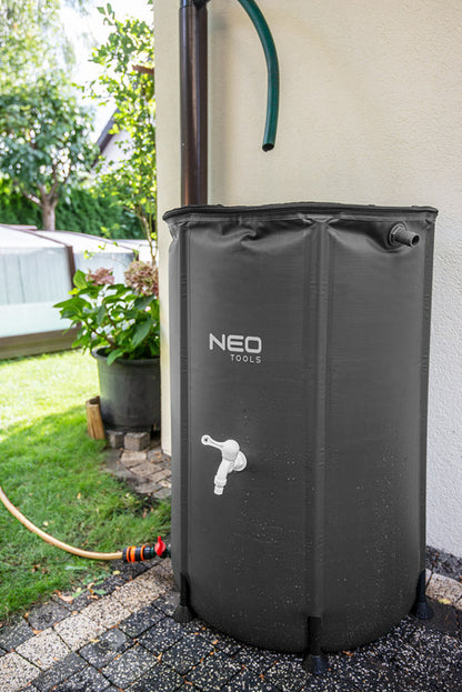 NEO TOOLS Esővízgyűjtő tartály, összecsukható, PVC, 250L 15-951