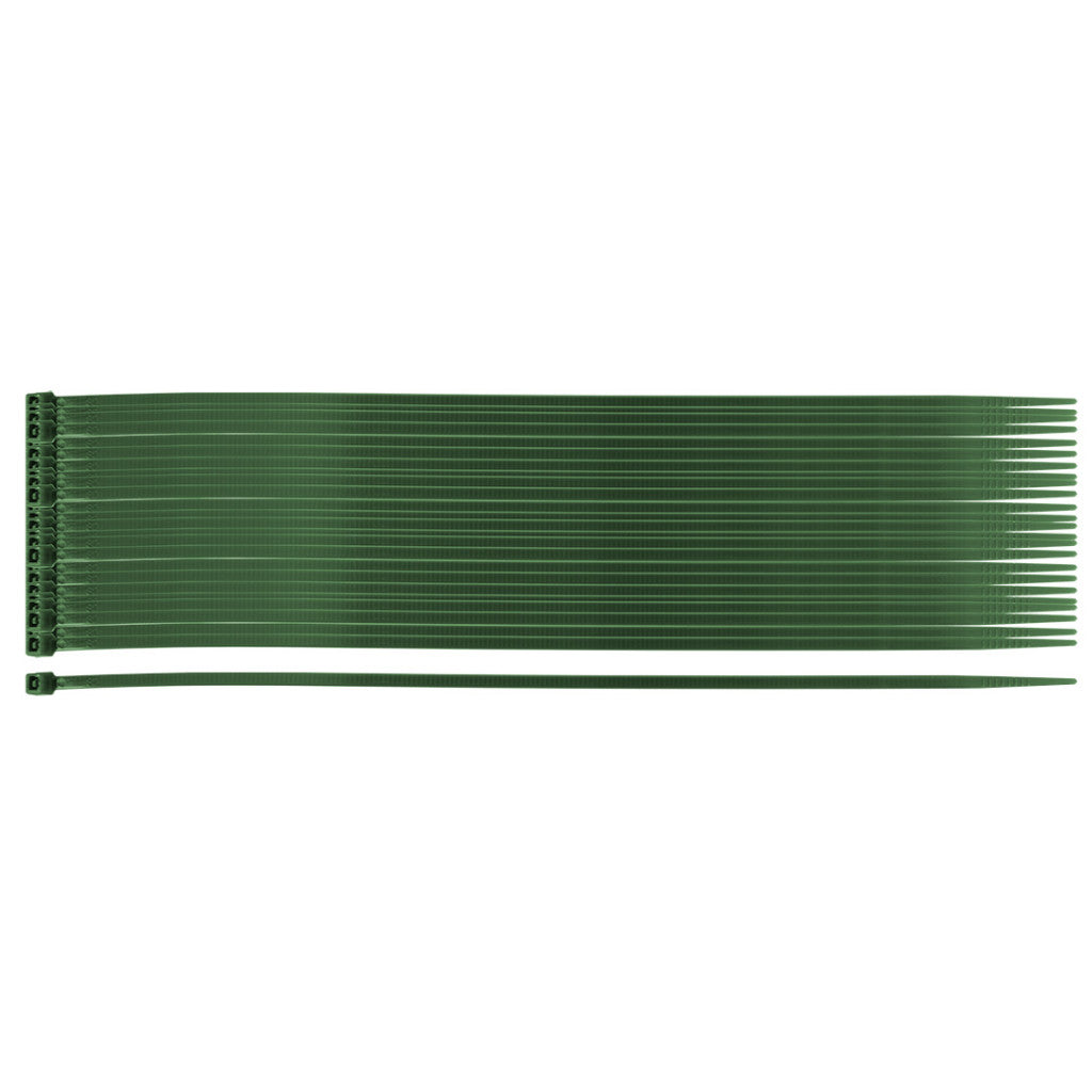 NEO TOOLS Kerti kötegelő, gyorskötöző 2,5x200mm, 50db, zöld 15-977