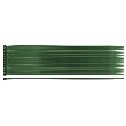NEO TOOLS Kerti kötegelő, gyorskötöző 2,5x200mm, 50db, zöld 15-977