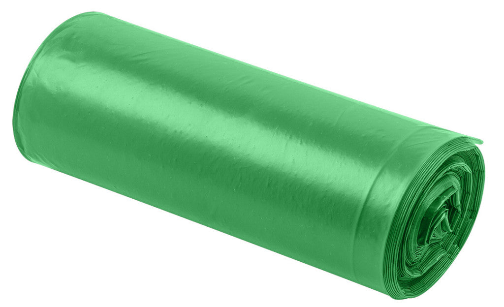 NEO TOOLS Szemeteszsák 60l, 60x70cm, zöld,erősített húzószalagos, vastagság:35mic, 10db 15-990