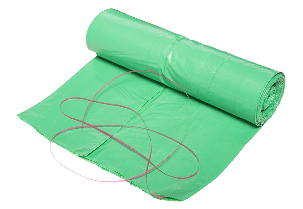 NEO TOOLS Szemeteszsák 60l, 60x70cm, zöld,erősített húzószalagos, vastagság:35mic, 10db 15-990