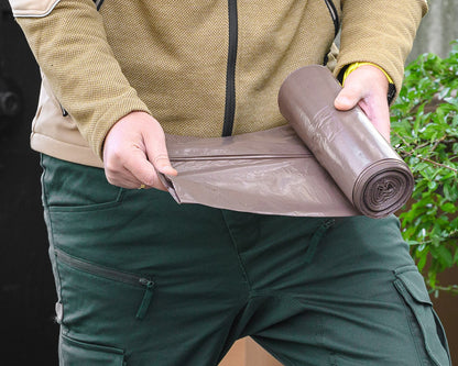 NEO TOOLS Szemeteszsák 60l, 60x70cm, barna, erősített, vastagság:35mic, 10db 15-993