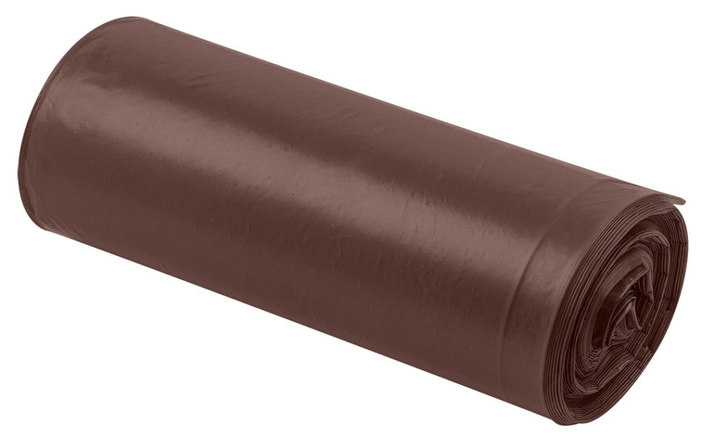 NEO TOOLS Szemeteszsák 60l, 60x70cm, barna, erősített, vastagság:35mic, 10db 15-993
