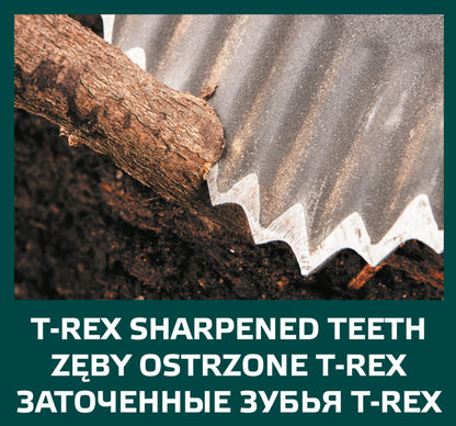 VERTO Ásó T-Rex, élezett, fanyél, műanyag markolat, Minimum rendelés: 4db 15G001