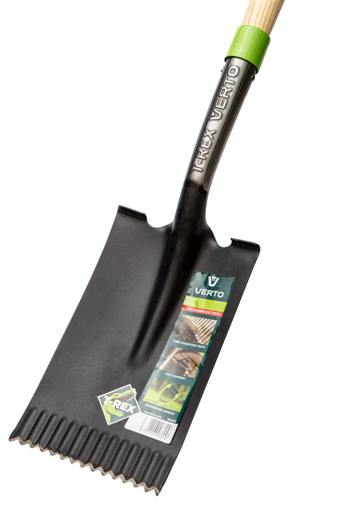 VERTO Ásó T-Rex, élezett, fanyél, műanyag markolat, Minimum rendelés: 4db 15G002