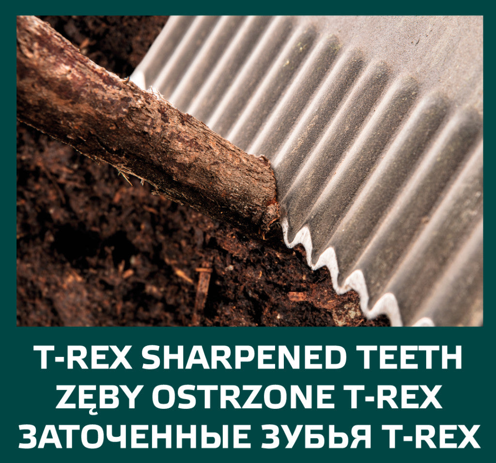 VERTO Ásó T-Rex, élezett, fanyél, műanyag markolat, Minimum rendelés: 4db 15G002