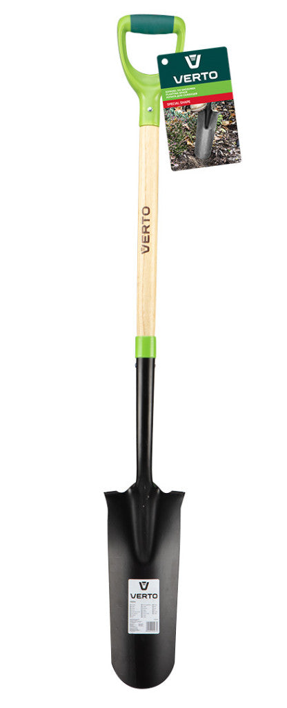 VERTO Palántázó ásó, fanyéllel, műanyag markolat, 1280mm, Minimum rendelés: 4db 15G014
