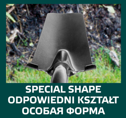 VERTO Palántázó ásó, fanyéllel, műanyag markolat, 1280mm, Minimum rendelés: 4db 15G014